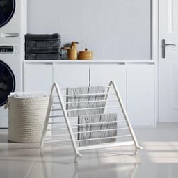 Droogrek Badkuip - Kledingdroger Uitschuifbaar - Ruimtebesparend Wassen - Corrosiebestendig Aluminium - 53-90 cm — thumbnail 1