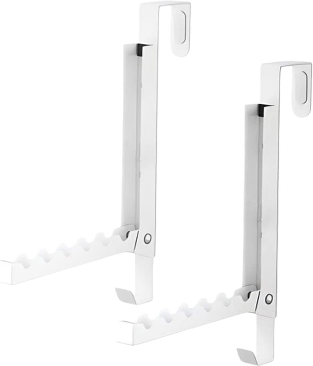 Deur Afdruiprek - Kledinghangers Deur - Kleding Drogen - Roestvrij Metaal - 24 cm — afbeelding 1