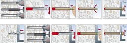 Verzinkte Ankerstang M16 x 250 Staal Kwaliteit 8.8 voor Injectiemortel — thumbnail 2