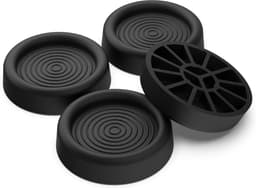 Anti-Vibratie Houders - Wasmachine Dempers - Stabiliteit Vergroten - Geluidsreductie - Set van 4 - Zwart — thumbnail 1