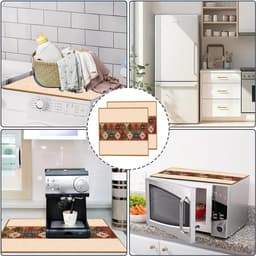 Wasmachine Mat - Droger Onderlegger - Vochtige Ruimtes - Antislip Onderkant - 40x60cm - Meerkleurig — thumbnail 4