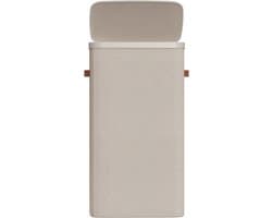 SONGMICS - Wasmand - Wasmand met Deksel en Handgrepen - Uitneembare Waszak - Eenvoudige Montage