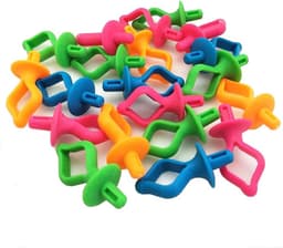 100 Stuks Garenklos Organizers - Bobbin Clips voor Naaimachine Spoelen - Houdt Klosjes en Spoelen Samen — thumbnail 5