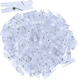 EXCITAT Clips - Mini Clips - Plastic Clips - voor het ophangen van schilderijen - 3.5cm - 120 stuks — thumbnail 1
