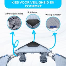 Lexium Wasmachine Verhoger - Wasmachine Sokkel - Wasmachine opbouwmeubel - Wasmachine Kast - Wasmachine Ombouw - Wasmachine Meubel — thumbnail 3