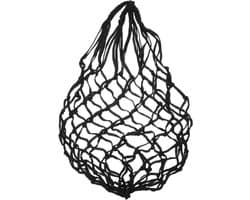 Voederzak Pluimvee - Hooi Net - Langzaam Voeren - Duurzaam Nylon Gaas - 64x3cm - Zwart