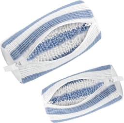 Schoenwaszakken - Grijs - 2 stuks - Duurzaam Polyester met 360° Reinigingsfleece - Voor Sneakers en Kleding — thumbnail 2