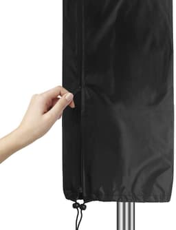 Dailygoods- Droogrek Draaibaar 16 x 16 x 180 cm - Beschermhoes Waterdicht - Oxford-Stof UV-Bestendig - Winddicht - Verstelbaar Trekkoord - Wasrek — thumbnail 2
