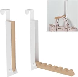 Opvouwbaar droogrek voor de deur - 2 stuks - draagbaar en ruimtebesparend - ideaal voor wasruimte of badkamer - ShopVlot — thumbnail 1