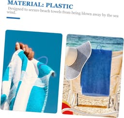 Handdoek Clips - Wasknijpers Klemmen - Strand & Thuis - Waterdicht Plastic - 45x3 cm - Diverse kleuren — thumbnail 5