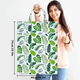 SnelShoppen - 2 grote waterdichte waszakken met handvat - wasbare reiszakken voor vuile of natte kleding - ideaal voor op reis, sport, zwembad, studen — thumbnail 3