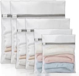 Set van 6 Waszakken in 4 Maten - Herbruikbare Wasnetten met Rits voor Wasmachine, Ideaal voor Ondergoed, Kleding en Bedlinnen — thumbnail 1