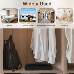 Thijox - Slimme Wasmand met Handgrepen - Opvouwbare Wasverzamelaar - Smal en Hoog - 20 x 40 x 60 cm - 48 Liter Inhoud - Ideaal voor Bijkeuken, Slaapka — thumbnail 4