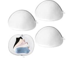 SnelShoppen - Set van 4 Wasnetten voor Beha's en Delicate Kleding - Ademend Polyester, Wasmachinebestendig, Ruimtebesparend, Herbruikbaar, 19x17 cm