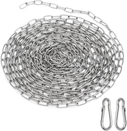 Ketting van RVS, 1.5 mm, 6 m, Geschikt voor Hangen, Hond, en Anker, Duurzame en Sterke Linkketting voor Diverse Toepassingen — thumbnail 1