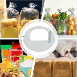 Voedselzakclips - Keuken Klemmen - Producten Bewaren - Stevig ABS Materiaal - 7.4 x 5.6 cm - A — thumbnail 5