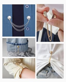 Dailygoods- Wasknijpers Magnetisch - Multifunctionele Kledingclips - Kledingclips voor Hijab - Sterke Magneten - Eenvoudig te Gebruiken - Elegante Look — thumbnail 2