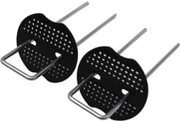 Dailygoods- Grondankers 50 stuks - Anti-roest - Verzinkt Staaldraad - 200 mm lang - 40 mm breed - Dikte 2,5 mm - Tuinnagels — thumbnail 2