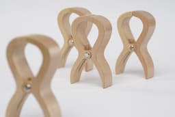 SnelShoppen - Houten Kledingknijpers 4 Stuks - Grote Houten Knijpers voor Handdoeken, Strandstoelen, Jacht, Kinderwagen, Wasaccessoires, Multifunction — thumbnail 5