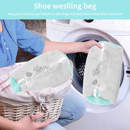 Wasnet, meervoudige bescherming met 360 graden reinigingsfluff, waszak voor de wasmachine — thumbnail 2