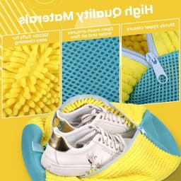 2 Stuks Waszakken voor Schoenen - Herbruikbare Waszakken voor Sneakers, Wasmachine, 360° Reiniging, Ideaal voor Wassen van Schoenen — thumbnail 2