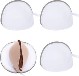 4 Stuks Waszakken voor Bh's, Mesh Waszak met Rits voor Ondergoed en Lingerie, Bescherming tijdens het Wassen van Damesondergoed — thumbnail 1