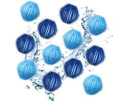 Dierenhaarverwijderaar wasmachine - 12 herbruikbare wasballen - effectief tegen pluis en haren - voor schone kleding - SnelShoppen