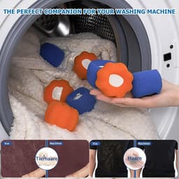 Haarvangers set van 12 - Herbruikbaar en machinewasbaar - Zacht materiaal - Ideaal voor het verwijderen van dierenharen - ShopVlot — thumbnail 2