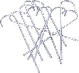 10x Grondanker staal 8mm 60cm. — thumbnail 2