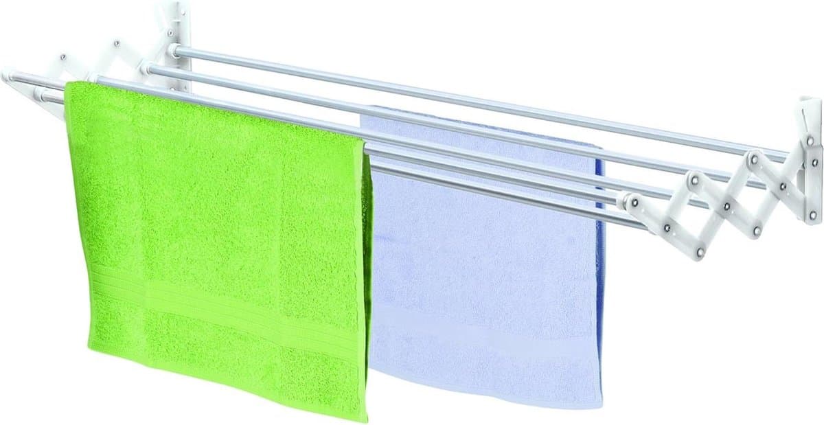 Schaardroger van 120 cm - wit aluminium- Bianco/Alluminio — afbeelding 1