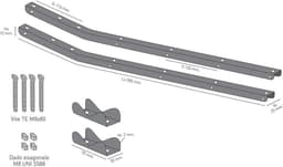 Handrail clothesline arms - Colombo replacement parts — thumbnail 5