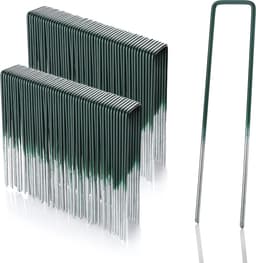 Kunstgrasgrondankers 150mm lang 25mm breed 29mm dik staal thermisch verzinkt - Platte kop — thumbnail 1