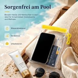 3 stuks waterdichte zakken, transparante hersluitbare pvc-zakken, verliesveilige documententas voor reizen, badkamer, outdoor, zwembad, mobiele telefoon, camera's, 3 stuks — thumbnail 5
