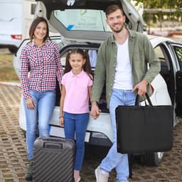 Vouwbare Kledinghoes 110 x 60 cm met Handvatten voor Bescherming en Opslag van Kleding — thumbnail 4
