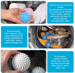 Set van 12 Herbruikbare Droogballen voor Wasdroger — thumbnail 4