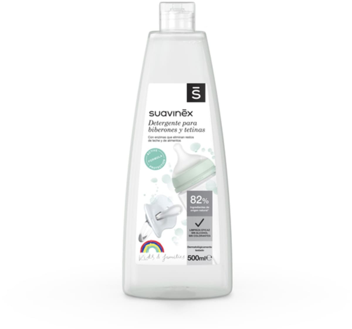 Suavinex Reinigingsgel voor Babyflessen en Spenen - 750 ml Afwasmiddel voor Bekers, Bordjes en Borstkolfonderdelen - Verwijdert Melk-, Pap- en Vruchtenresten - Zonder Parfum en Dermatologisch Getest - Dagelijks Gebruik — afbeelding 1