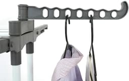 Multifunctioneel droogrek - grote capaciteit - praktisch en modulair - 1 stuk - staal en kunststof — thumbnail 2