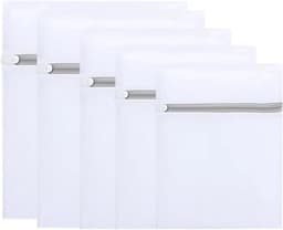 Mesh waszak 5-pack - Draagbare honingraatwaszak met ophanglus - Speciale waszak voor ondergoed, bh's, sokken, babykleding, maskers — thumbnail 1
