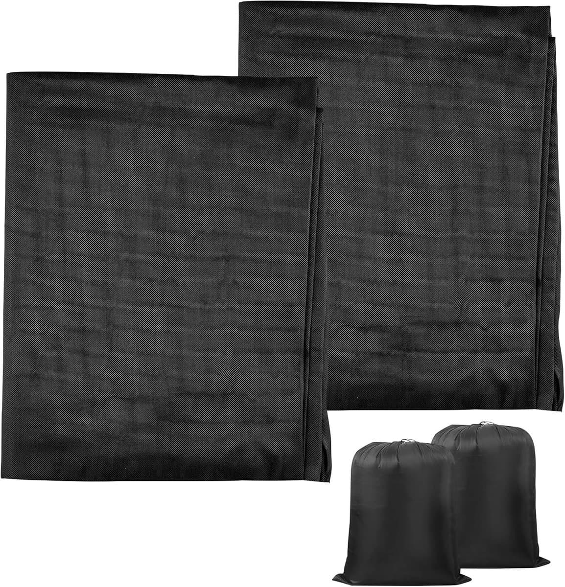 2pcs Grote Waszakken - Trekkoord Waszak - Reis Waszakken voor Vuile Kleding - Trekkoord Waszak voor Thuis/Op Reis/Vakantie/Camping/Camper/Dorm - Machine Wasbaar (70) — afbeelding 1
