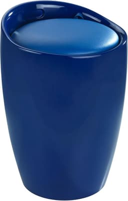 RFWR® Comfortabele ronde badkruk met afneembare waszak - Blauw — thumbnail 4