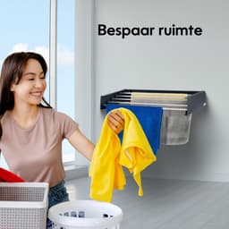 Pochon - Wanddroogrek - 100cm - Wit - 3,5x100x13 — thumbnail 3