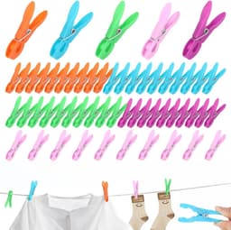 50 Stuks Duurzame Wasknijpers in Verschillende Kleuren — thumbnail 1