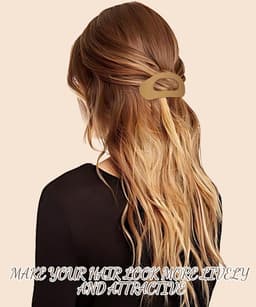 Set van 6 Grote Haarspeldjes voor Dik Haar - Anti-Slip Krokodillenklem — thumbnail 4