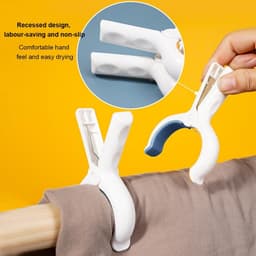 10 Stuks Grote Wasknijpers - Winddichte Clips voor Strandhanddoeken en Wasgoed — thumbnail 3