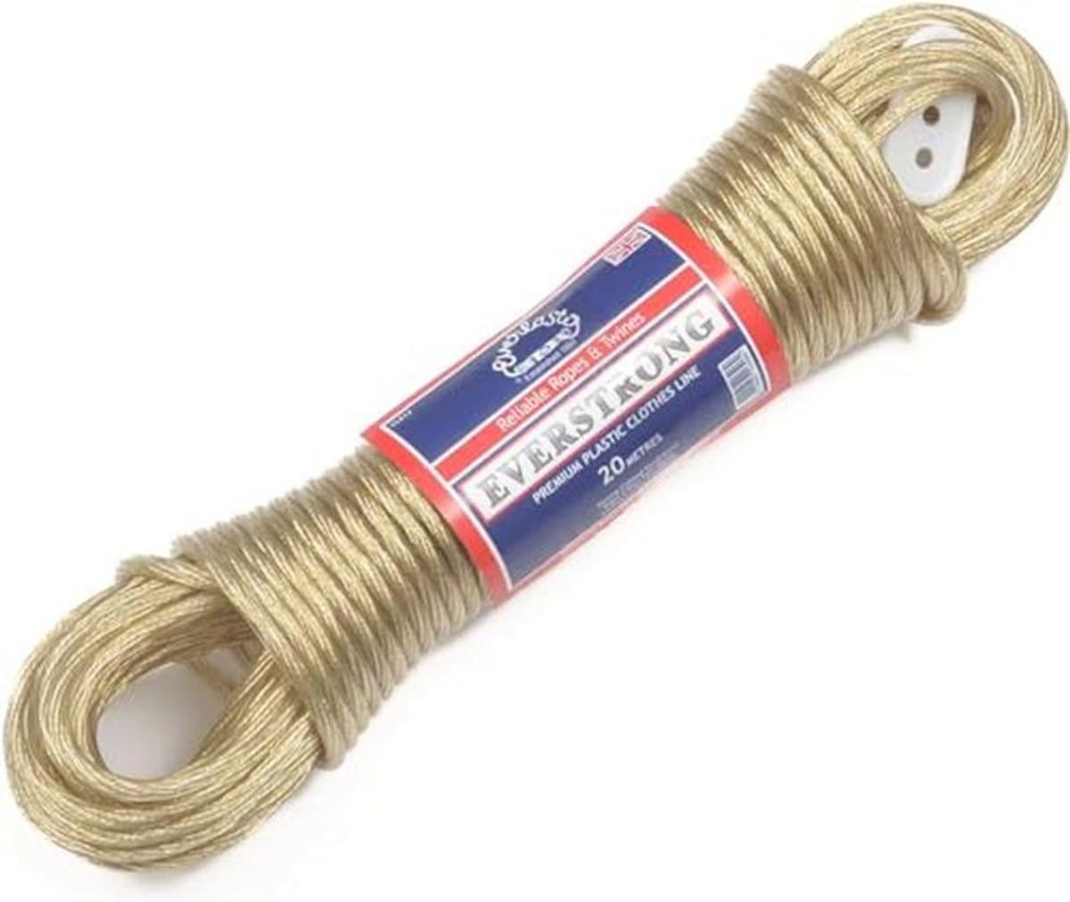 Premium Kwaliteit Stalen Kern PVC Waslijn 4.7mm x 20M — afbeelding 1