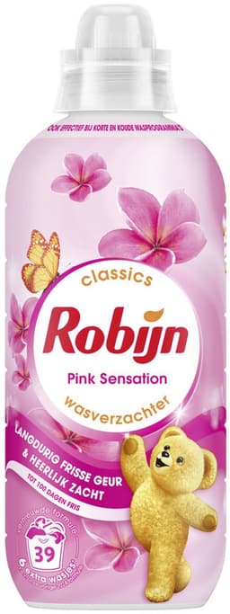 Robijn Wasverzachter Pink Sensation 39 Wasbeurten - 780 ml — thumbnail 1