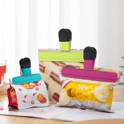 Ibenzoa® Veelzijdige Set van 6 Grote Voedselclips voor Verse Snacks en Meer — thumbnail 4