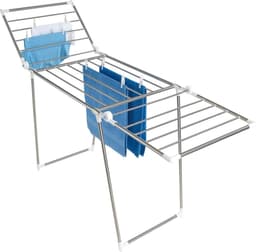 Goodivery ® Opvouwbare Wasdroger met Vleugels en Accessoires, 196 x 90 x 63 cm — thumbnail 1