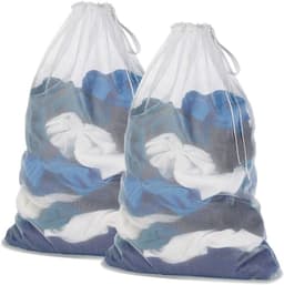 Sac à Linge - Fillets de Wasse Sac a Linge-Witwasserijzakken voor het beschermen van de kleding te wassen in de machine - Deel van 2 - Wit — thumbnail 1