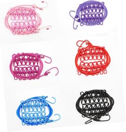 Kledinglijn Set - Reis Waslijn - Buiten Droge Kleding - Met Clips - 2 Stuks - Zwart — thumbnail 4